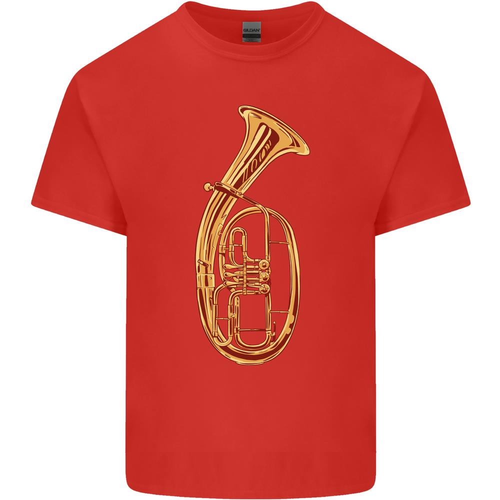 Tenor Horn Brass Musical InstruUnisext Unisexs Cotton TShirt Tee Top S