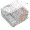 Acrylic Jewelry Organizers And Storage With 60 Portable Tarnish Jewelry Bags Clear Jewelry Box Organizer Travel Jewelry Case