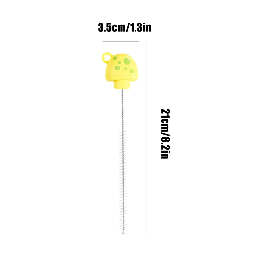 Drinking Straw Cleaning Brush Kit Reusable Tube Pipe Cleaner Nylon Stainless Steel Long Cleaning Brushes for Baby Cup Bottles