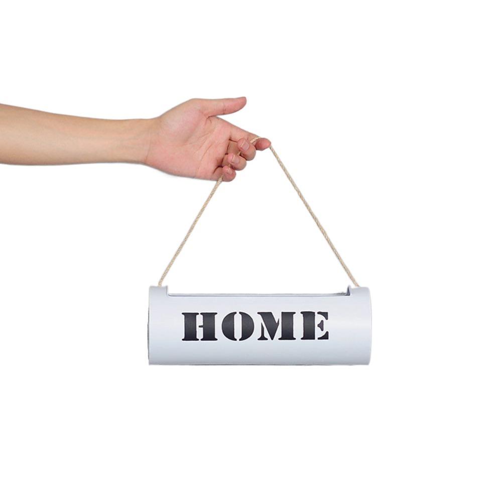 

Антикварная железная настенная корзина ручной работы, настенный прочный держатель для хранения, ресторан белый