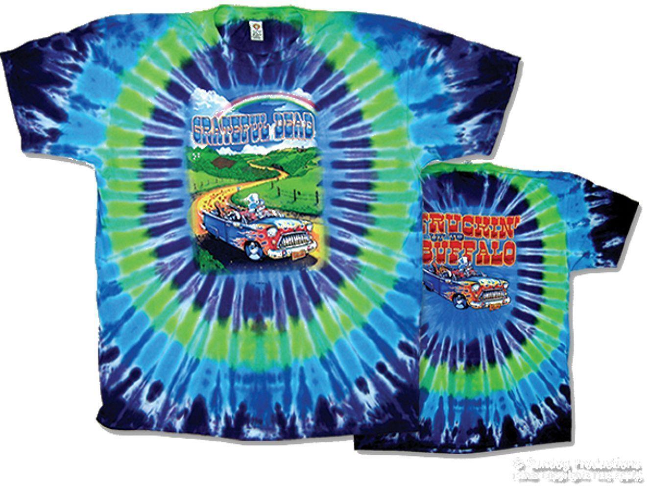 Grateful Dead Truckin  To Buffalo Double Sided T-Shirt XL