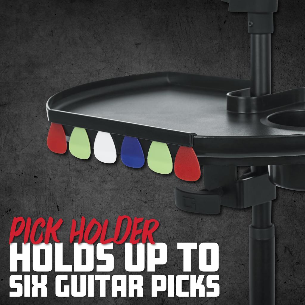 GATOR Frameworks Gator Frameworks Accessory Tray for Stands with Pick Holder 355mm x (GFW-MICACCTRAYXL) (Approx. 228mm)