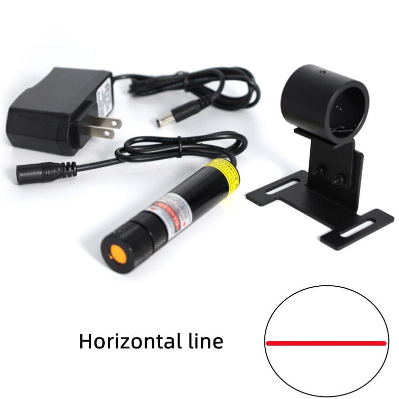 Czerwony Lokalizator Laserowy 638nm 300mW - Liniowo-Krzyżowy i Punktowy Kolimator do Pozycjonowania Maszyn do Cięcia Drewna/Kamienia