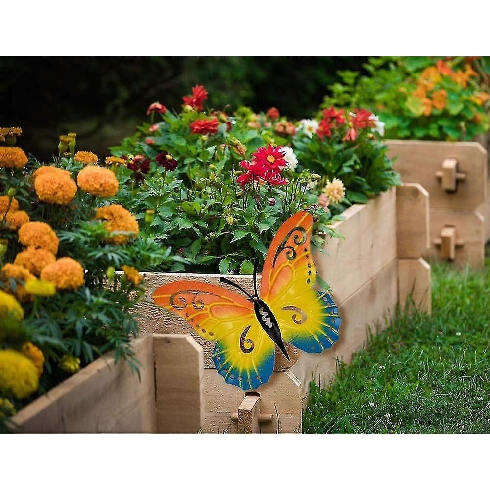 Metal Butterfly Wall Decor - Handmade Outdoor Garden Ornaments