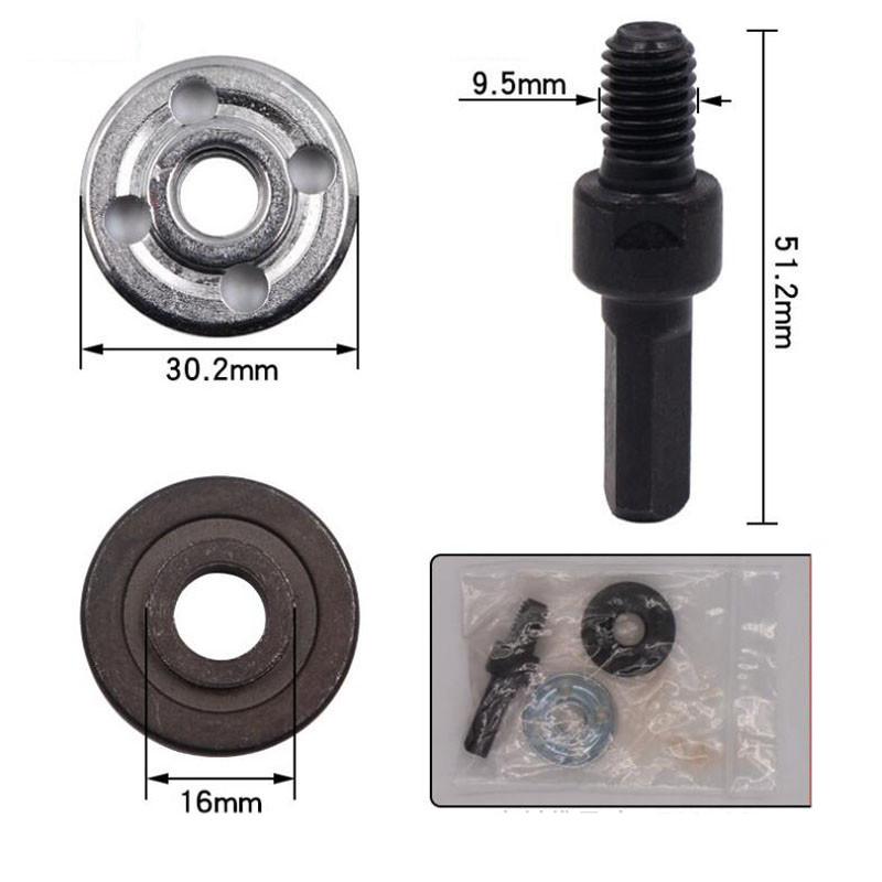 Electric Drill Conversion Angle Grinder Connecting Rod for Cutting Disc Polishing Wheel Metals Handle Holder Adapter