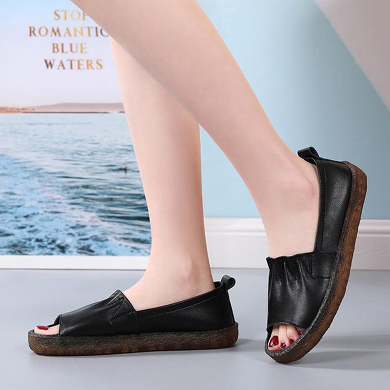 Damen Sommer Slipper Damen Luxus Kunstleder Casual Für Damen Trend 2024 Bequeme Mokassins Walking Outdoor Schuhe