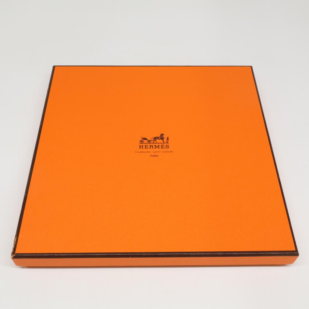 HERMES Wild carnations and dianthus silk Carre90 scarf YellowUsed