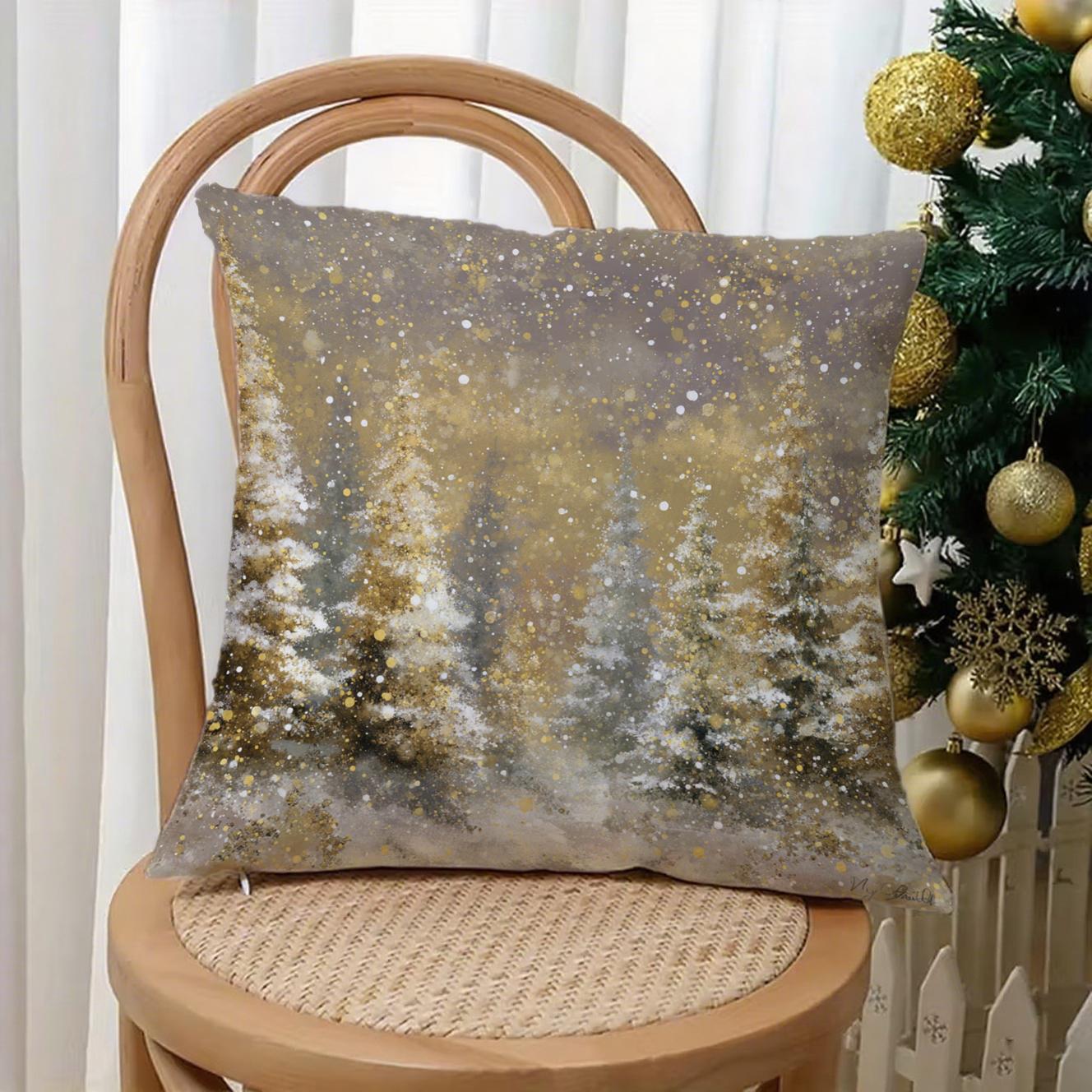 

Christmas-themed Pillowcase for HomeSuitable for sofa car bedroom decorative cushion cover pillow cover 16x16Inch