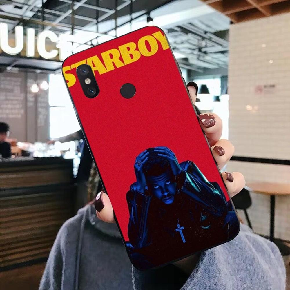 Singer The W-Weeknd Phone Case For Xiaomi Mi 5X 8 9 10 11 12 Lite Pro 10T PocoX3pro PocoM3 Note 10 Pro Lite