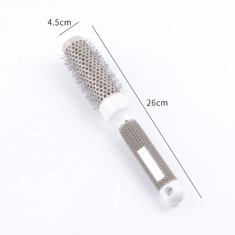 5 Size Ceramic Ion Hair Brush Nano Hairbrush Thermal Ceramic Ion Round Comb Hairdressing Hair Salon Styling Drying Curling