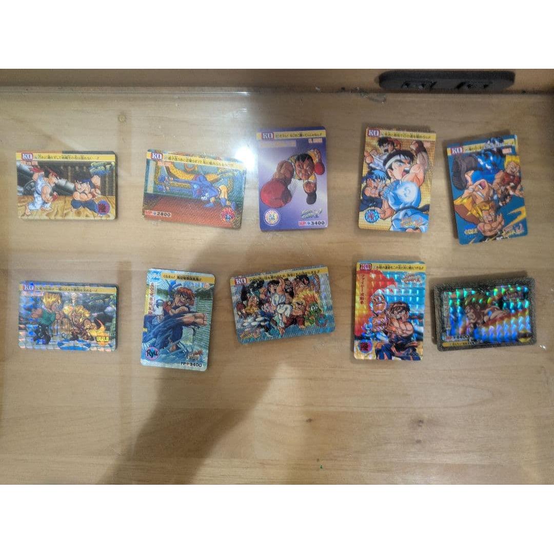 Used [At that time] Street Fighter 2 Carddass Bulk sale approximately 45 pieces set
