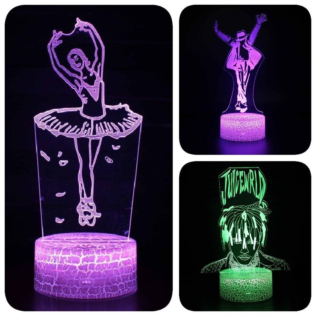 Modern Minimalist Led Night Light Acrylic Lampshade Perfect For Birthdays And Celebrations