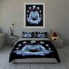 Meditative astronaut artwork Bedding Duvet cover sets Duvet covers Pillowcases gifts (1 * Duvet Cover 2 * Pillowcases, without duvet insert)