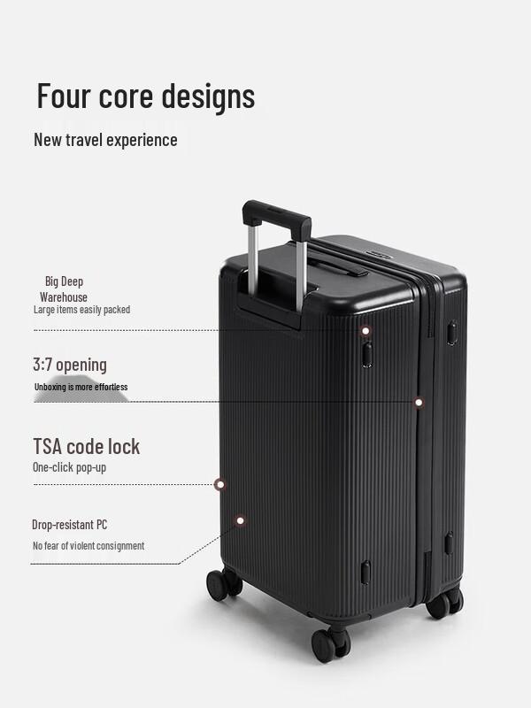 OIWAS OCX6802 PC Hardside Spinner Suitcase