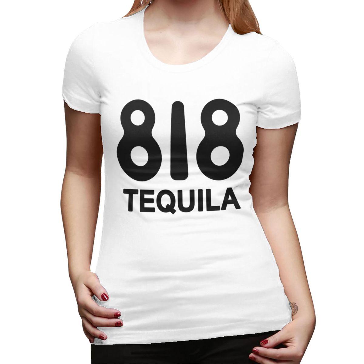 

818 Merch 818 Tequila Logo TShirt for Women Round Neck Streetwear T Shirts Womens Short Sleeve Summer Clothes Tops S