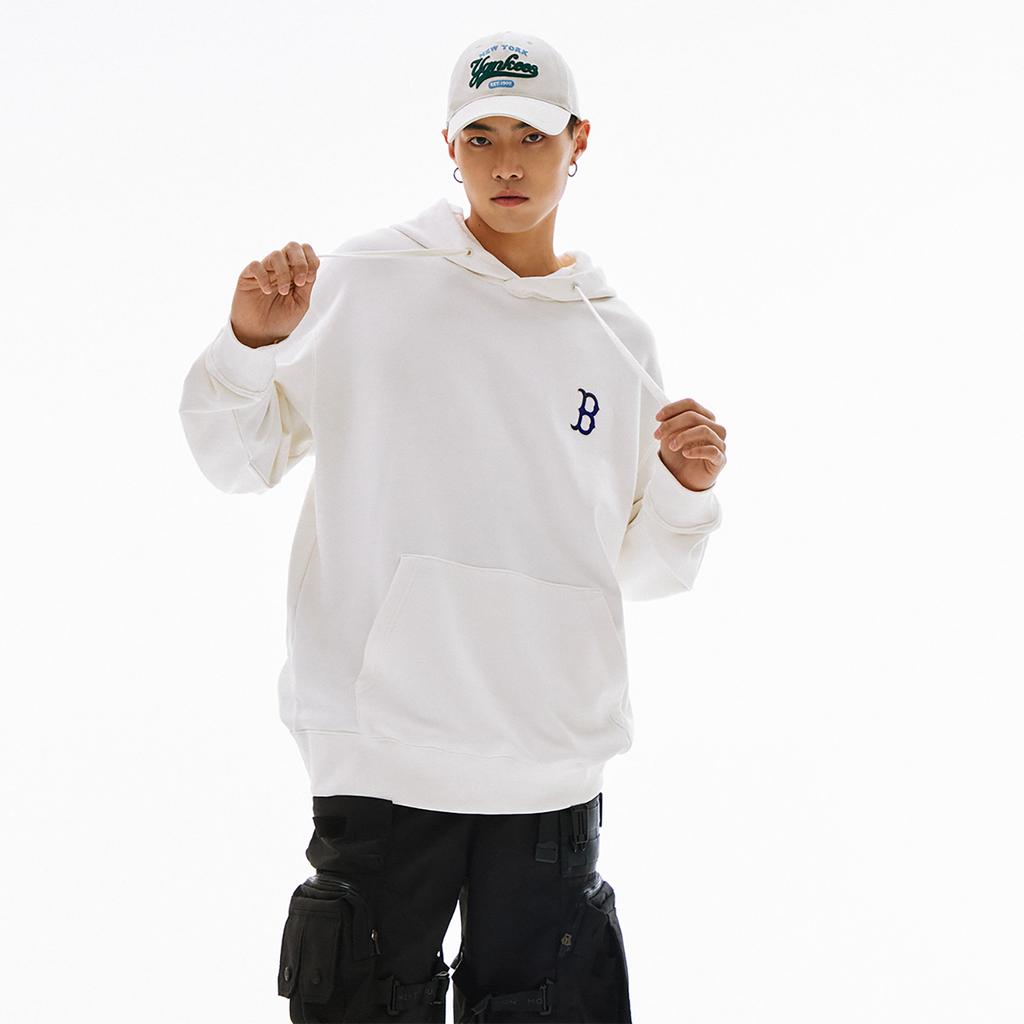 New MLB Boston Red Sox SS24 Sweatshirt Unisex Cream 3AHDM0141-43CRS