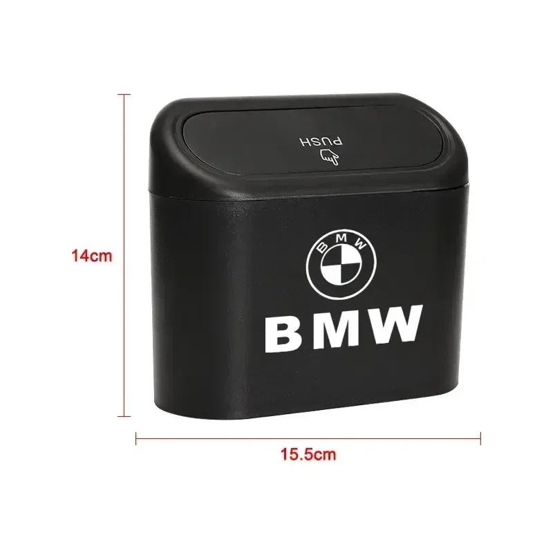 -Car Trash Bin Can Mini Auto Dust Organizer Interior Rubbish Bag For BMW 1 2 3 4 5 6 7 Series X1 X3 X4 X5 X6 325 328 F30 F35 F10