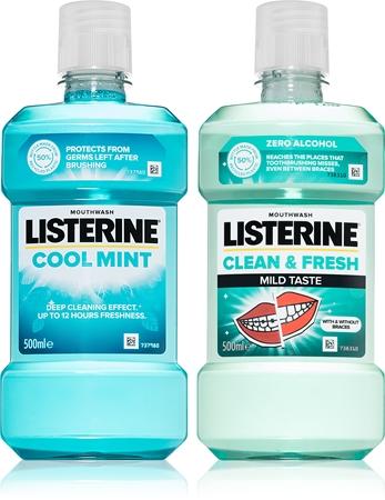 

Listerine Duopack mouthwash value packaging TU прозрачный