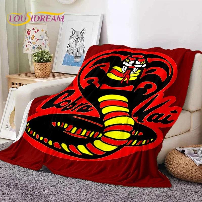 3D Cobra Kai Classics TV Amanda Karate Soft Flannel Blanket for Beds Bedroom Sofa Picnic,Throw Blanket for Cover Outdoor Leisure