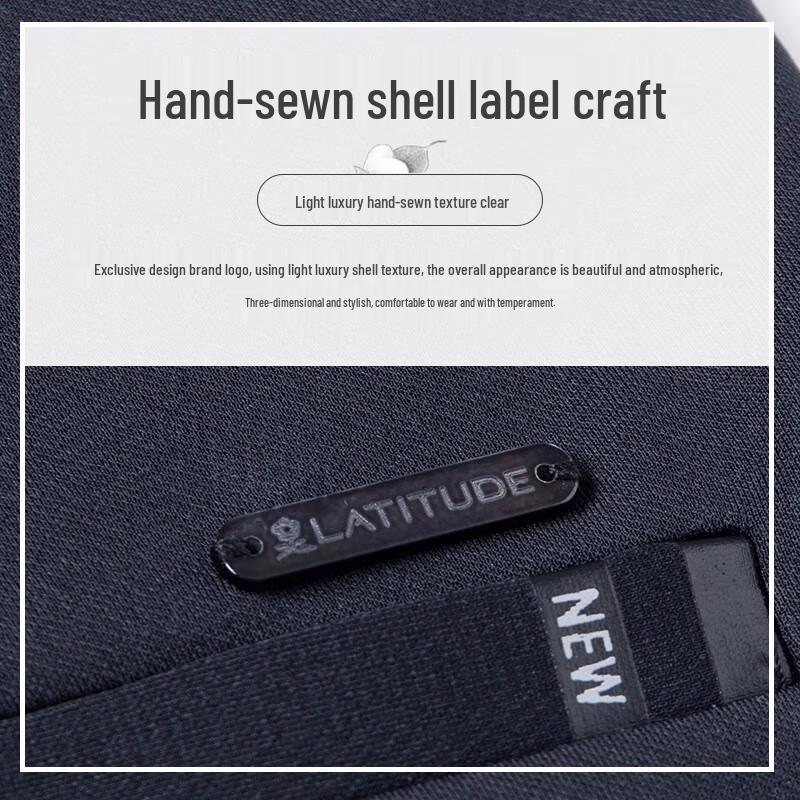 MONTAGUT Men's Spring/Summer Ice Silk Straight-Leg Business Casual Pants