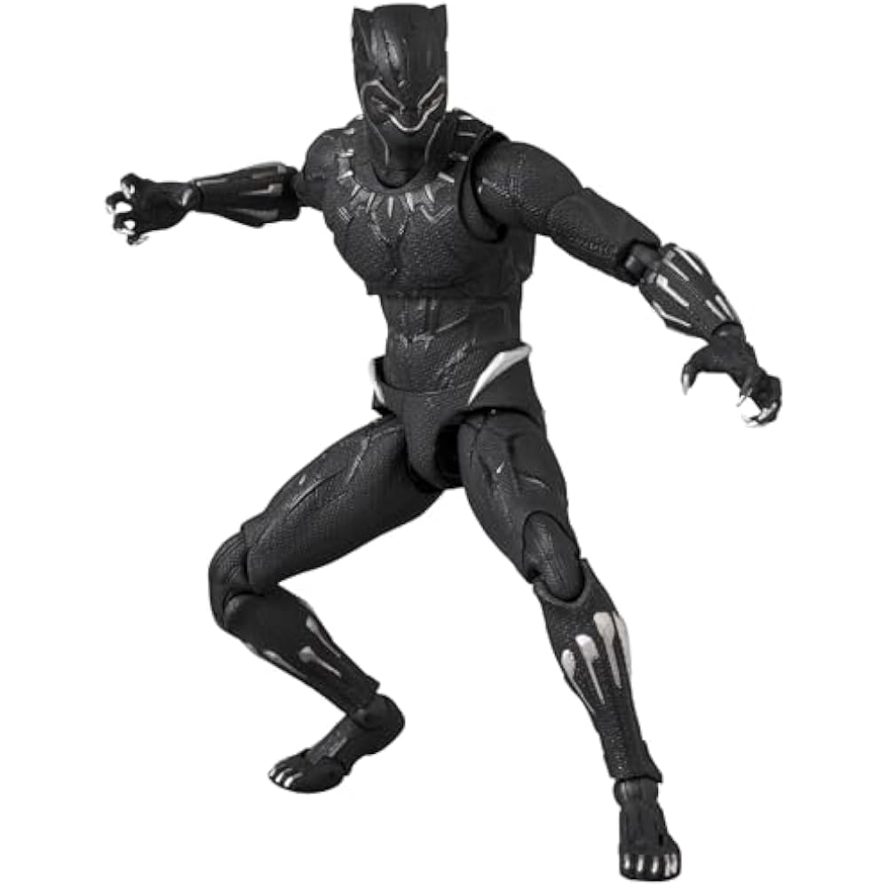 MAFEX No.230 BLACK PANTHER Ver. 1.5 Total Height Approx. 160mm Non-scale Painted Action Figure