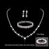 Elegant Bridal Necklace and Earring Set: Fashionable and Versatile Jewelry