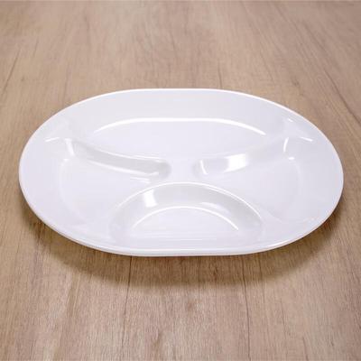 A5 Food-Grade Melamine 4-Compartment Lunch Tray