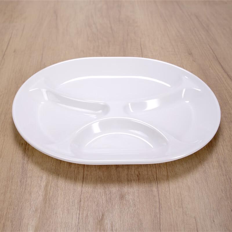 A5 Food-Grade Melamine 4-Compartment Lunch Tray