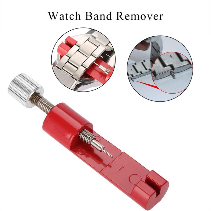 Watch Strap Adjustment & Repair Tool Kit - Watch Band Link Pin Remover with 3 Pins, Easy to Use & Adjust