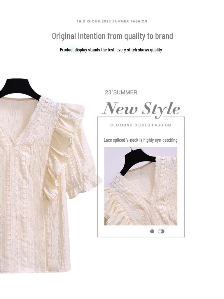 Elegant Summer Two-Piece Wide Shorts Set