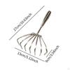 Shape Stainless Steel Tool Easy Use Handheld Seafood Shell Remover for Collecting Leaf