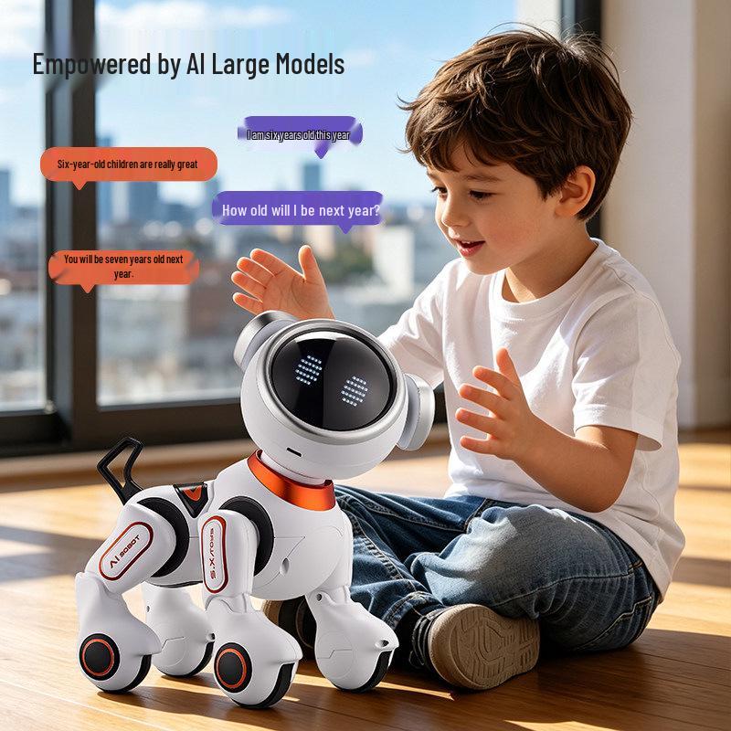 Bionic AI Robot Dog: DeepSeekAI Interactive Dialogue Toy