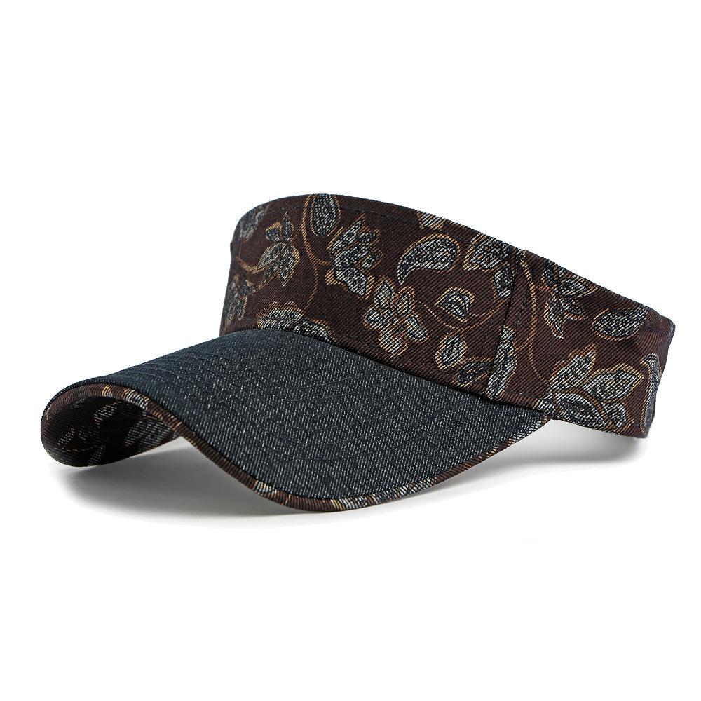 Flor de anacardo Gorra vacía Sombrero de sol de verano para mujer Sombrero de sol para deportes al aire libre Montar en bicicleta Sombrero de sol Gorra de béisbol de mezclilla