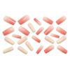 Medium-Length Gradient Bean Paste Color Detachable Nail Art Stickers