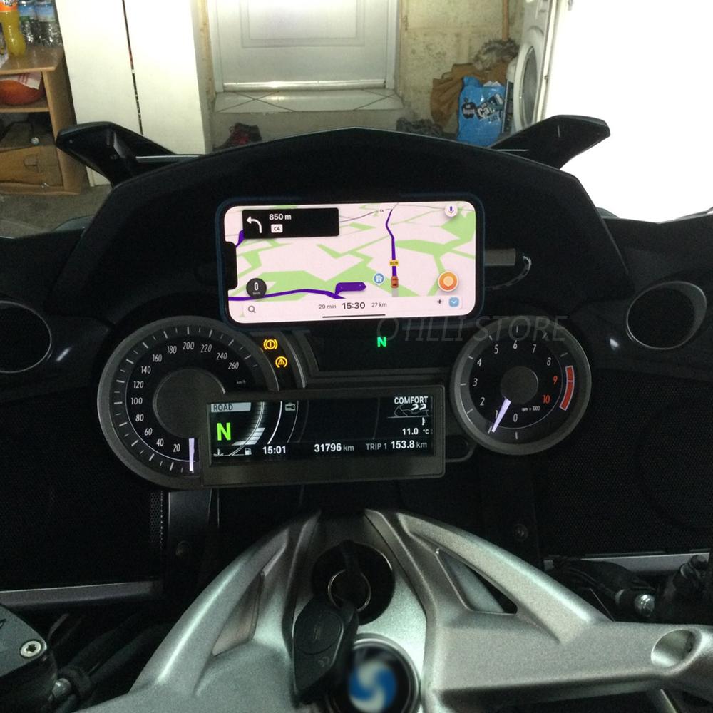 For BMW K1600B K1600GT K1600GTL Motorcycle GPS Phone Navigation Bracket USB Charger Holder Mount Stand 2011-2020 2019 2018 2017