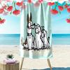 Simon's Cat Print Strandlaken, Groot Zacht Sneldrogend Handdoek voor Strand Camping Zwemmen