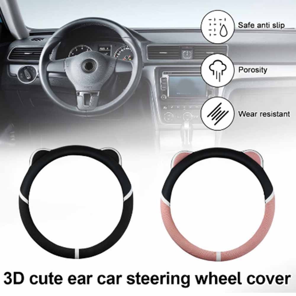 Breathable Car  Steering Cover Sweat Absorbing Steering Wheel Sleeve Handle Cover  All Season