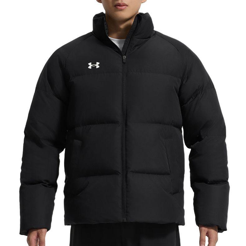Under Armour Down Jackets Men's Black Stand Collar Thickened Down Jacket 25600801-001