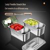Plastic Food Storage Container with Drain Basket