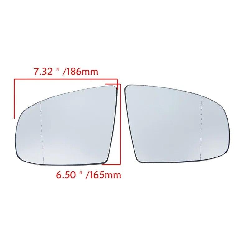 Car Left Right Pair Side Door Wing Mirror Glass Heated for BMW X5 X6 Series E70 E71 E72 2007 2008 2009 2010-2014