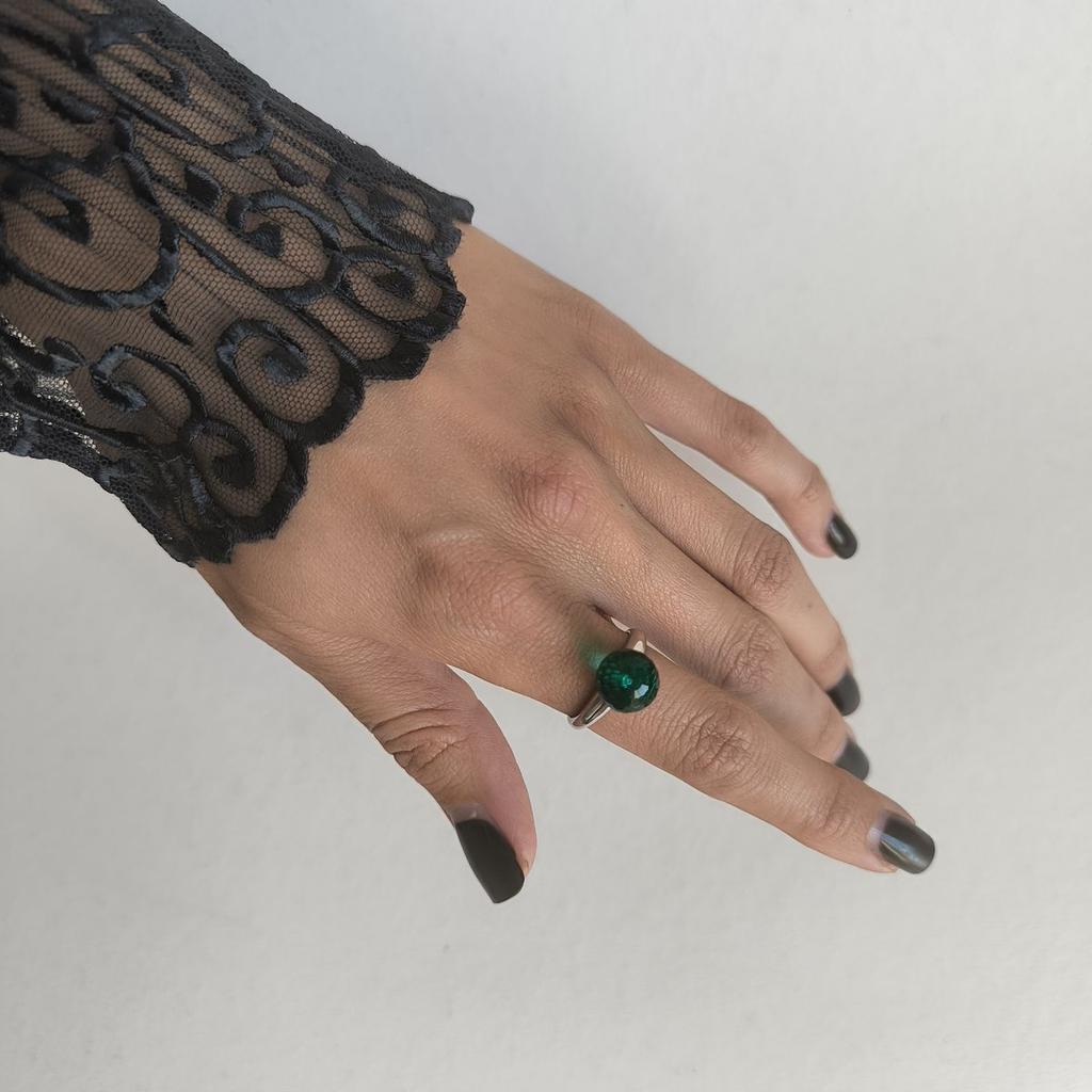 Silver Ring with Cubic Zirconia, Product Weight 3.74 G (60002221)