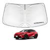 For Crown Sports CROWN SPORT Sun Visor Windshield Protector Sunscreen Insulation UV Protection Folding