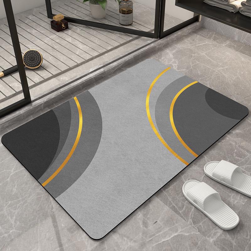 Luxury Diatom Mud Water-Absorbing Non-Slip Quick-Dry Bathroom Mat