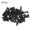 Uxcell 50 szt. Czarne 3 mm Śruby do pickguardu gitary elektrycznej i basowej dla SQ ST TL Śruby montażowe do płyt przeciw rysowaniu Gitary,