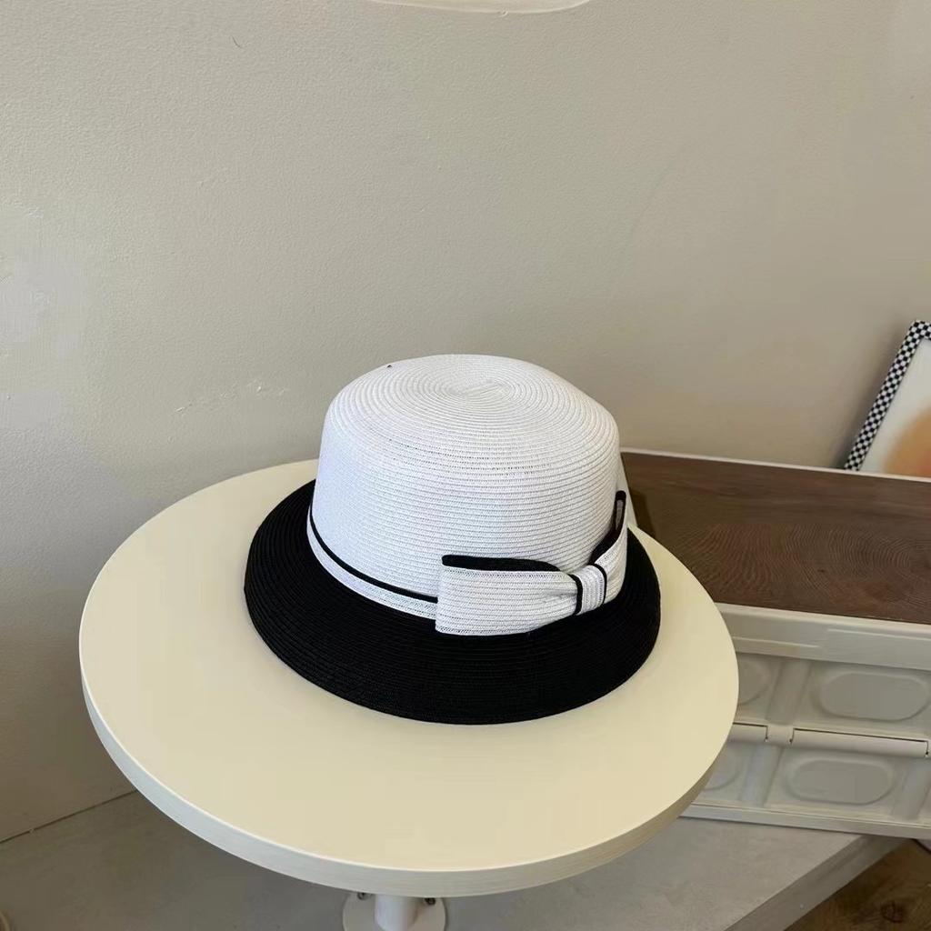 Japanese straw hat summer seaside beach vacation sunshade sunscreen hat Korean version versatile fisherman hat children