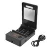 Battery Charger Multifunctional Solar Type C Intelligent Lithium Battery Holder For 26650/21700/18650/18500 Batteries