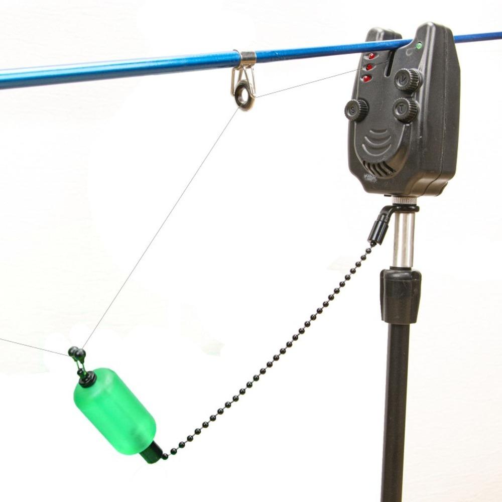 3PCS 5mm Hole Bite Indicator Alerter Iron Fishing Alarm Hanger Fishing Alarm Chain  Outdoor Use
