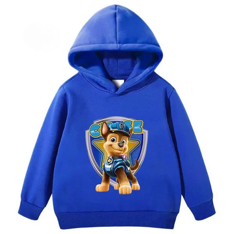 Chase Printed Kids Boys Girls Hooded Sweatshirt 2026 Autumn PawpatrolCasual Fashion Warm Student Hoodie