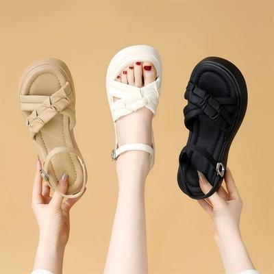 Sandals Women's 2025 New Summer Wear Great-looking Shoes Roman Shoes Platform Versatile with Skirt Women's Shoes
