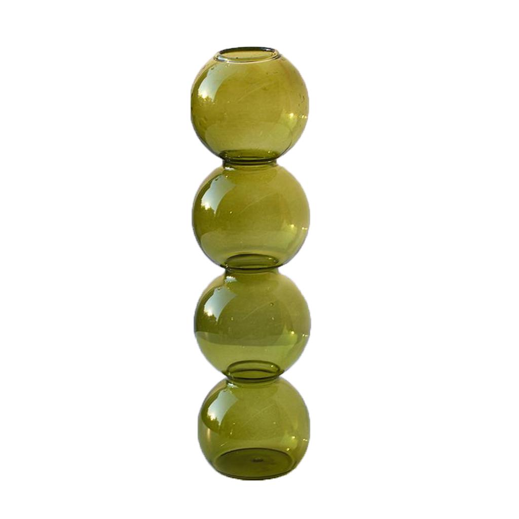 Transparent Spherical Vase for Flower Arrangement in Living Room for Friends